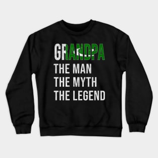 Grand Father Pakistani Grandpa The Man The Myth The Legend - Gift for Pakistani Dad With Roots From  Pakistan Crewneck Sweatshirt